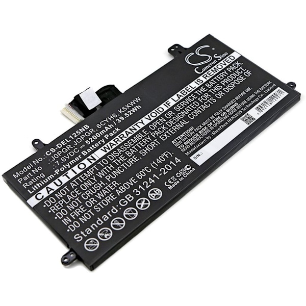 Batteri för Dell Latitude 12 5285 etc