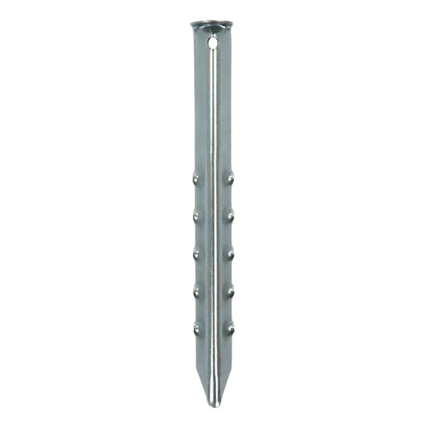 Tentpeg 40cm metalli uurrettu 2 kpl polybag