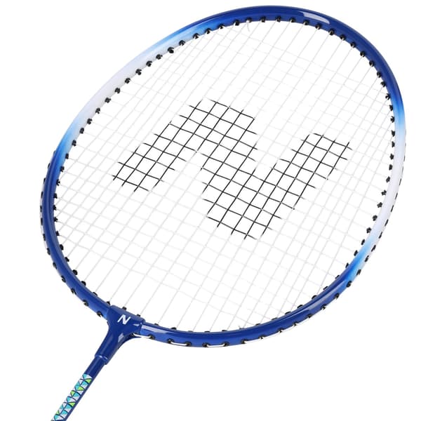 Badmintonset – 2 aluminiumracketar, 3 fjäderbollar, lock