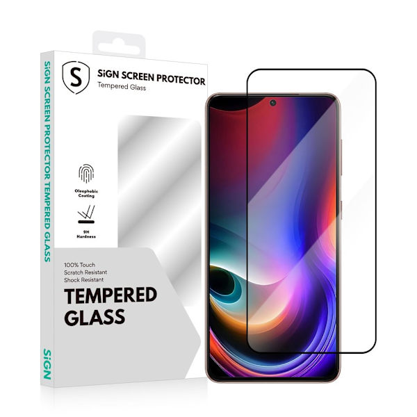 SiGN skärmskydd i härdat glas Samsung Galaxy S24 Plus Ultraljudsupplåsning med fingeravtryck