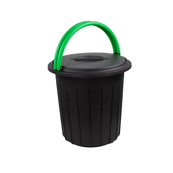Eco Solution - Avfallskärl med lock 16L - Grön
