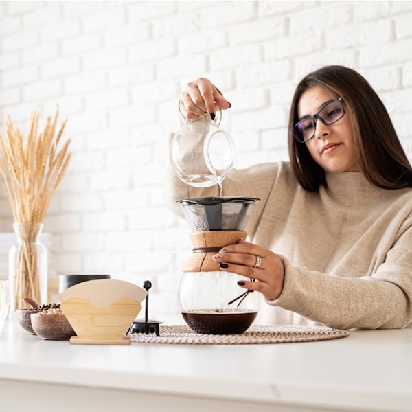 Kaffefilterhållare i bambu