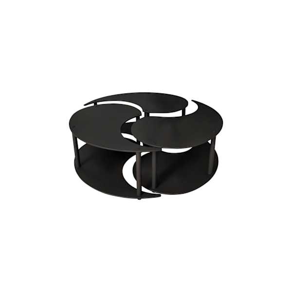 Soffbordsset Yin Yang 3 70 - Svart