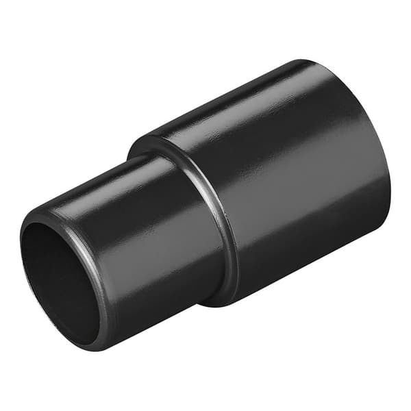 Jätevesiputken sovitin, Ø28 mm - Ø26 mm, musta