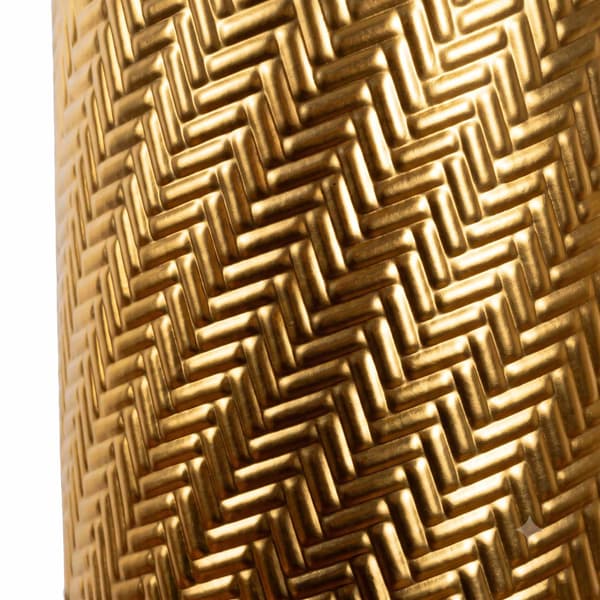 Metallväxtställ, set om 2, svartguld, galvaniserat järn