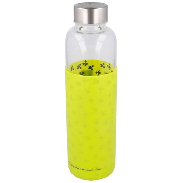 Minecraft silikonskyddsglasflaska, 585 ml kapacitet
