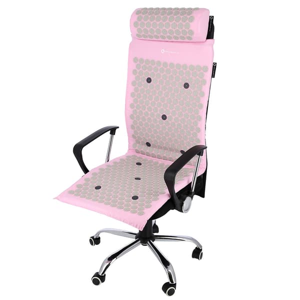 Rosa akupressurmatta set – smärtlindring och avslappning