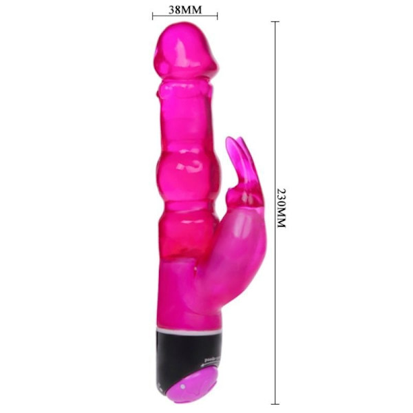 Baile - Waves Of Pleasure Fantasia Vibraattori Lila Rabbitilla 23 cm