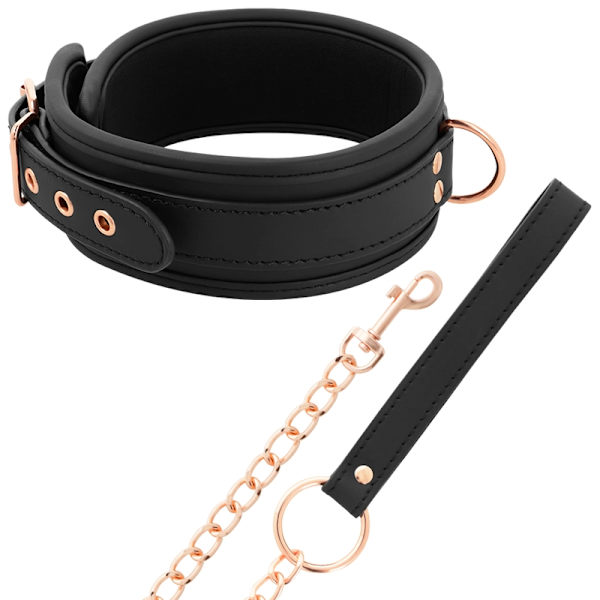 Coquette Chic Desire - Fantasy Vegan läderkrage med neoprenfoder