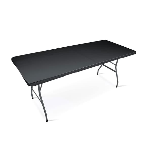 Sammenklappeligt haveserveringsbord 180 cm Plonos sort