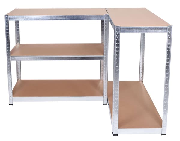 Robust opbevaringshylde, 5 niveauer, 875 kg kapacitet