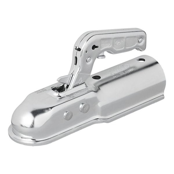Kulkoppling stål vertikal 2 hål runda 60mm 1300kg bromsade