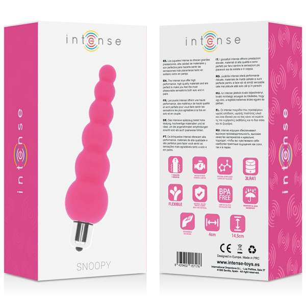 Intense - Snoopy 7 Speeds Silicone Intense - Rosa