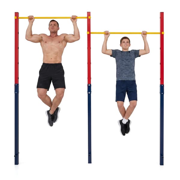 Nedgravet pull-up stang, 5 højder, 220 kg kapacitet