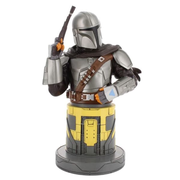 Star Wars The Mandalorian Bounty Hunter figur klämfäste Kabelhållare 21cm