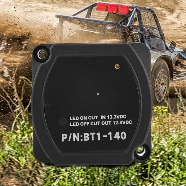 Dubbel batterifrånskiljare, 12V 140A VSR, 2m kabel