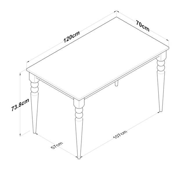Spisebord JA104 - 2598