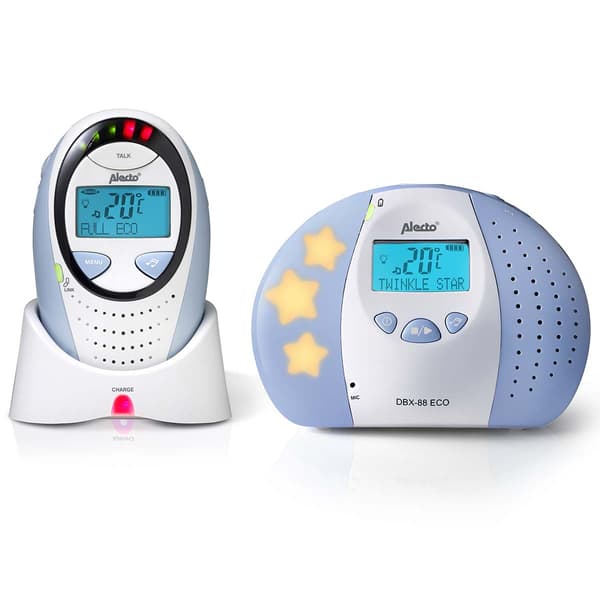 DECT babyalarm med display, øko-tilstand, natlys