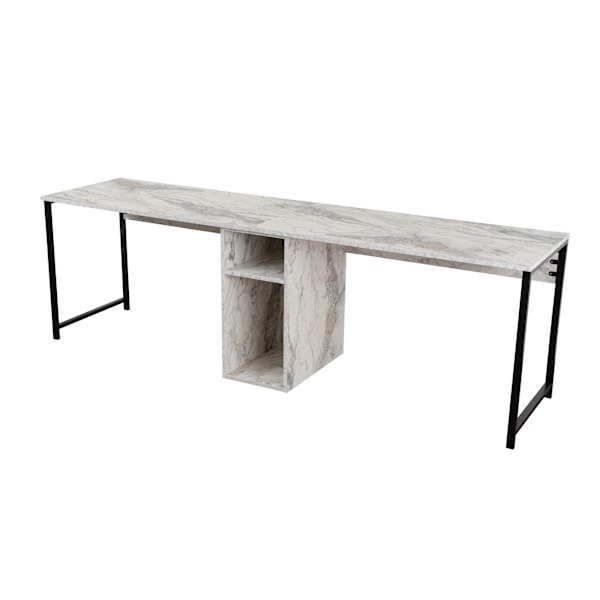 Study Desk Twin Study Desk - Freesia Marble, Sort