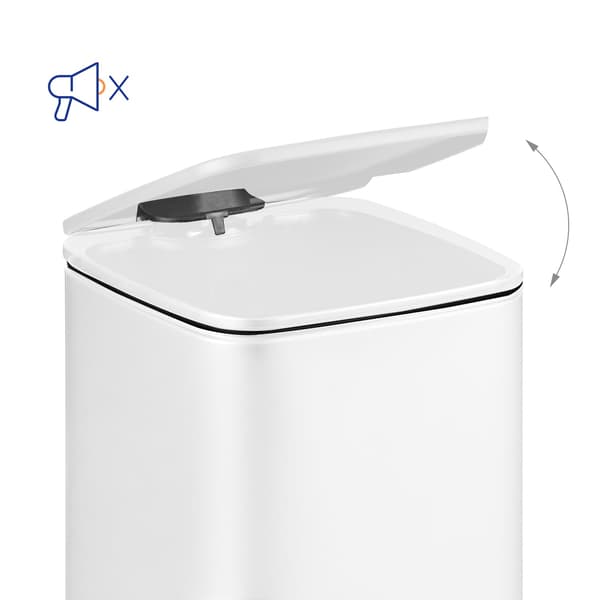 Badeværelsespedalspand, 6L – Soft-Close, Håndfri
