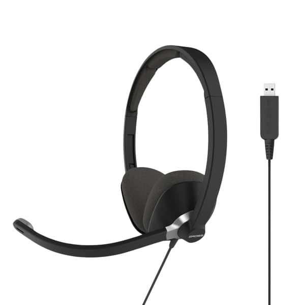 KOSS Headset CS300 On-Ear USB Sort