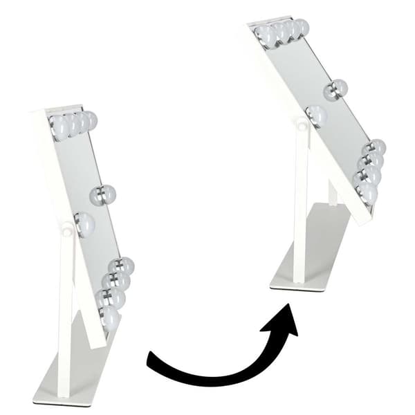 LED-meikkipeili 10 lampulla, 3 valotilaa