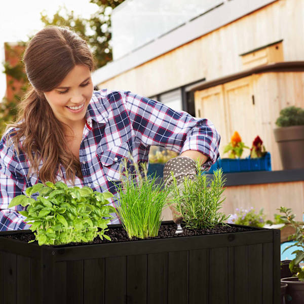 Højbed af gran