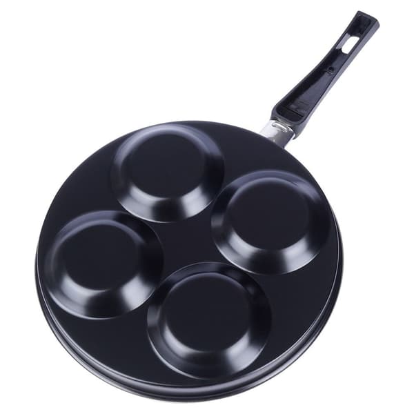 Granitstekpanna 25 cm, 4 hål, non-stick
