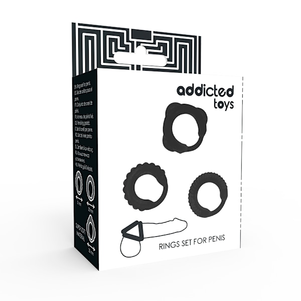 Addicted Toys - C-rengassetti, musta
