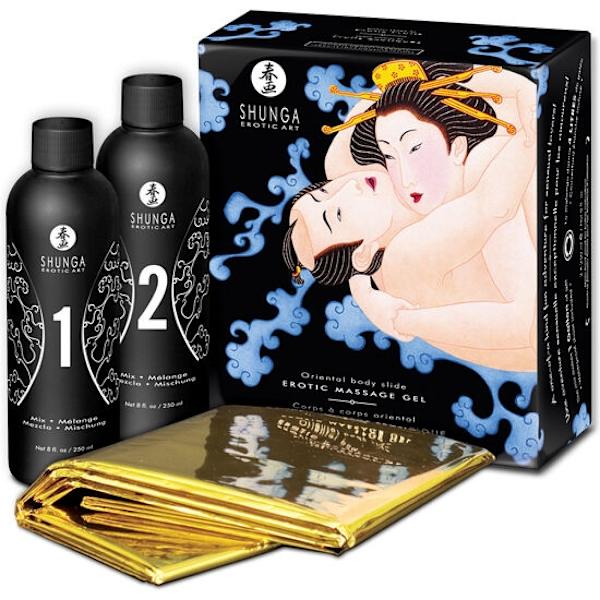 Shunga - Orientalsk krop til krop erotisk massagegel med eksotiske frugter