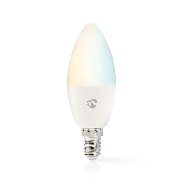SmartLife LED-Lamppu | Wi-Fi | E14 | 470 lm | 4.9 W | Lämpimästä kylmään valkoiseen | 2700 - 6500 K | Android™ / IOS | Kynttilä | 1 kpl