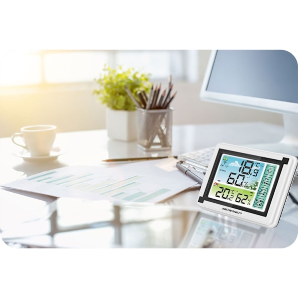 Vit Väderstation med Display BD-900
