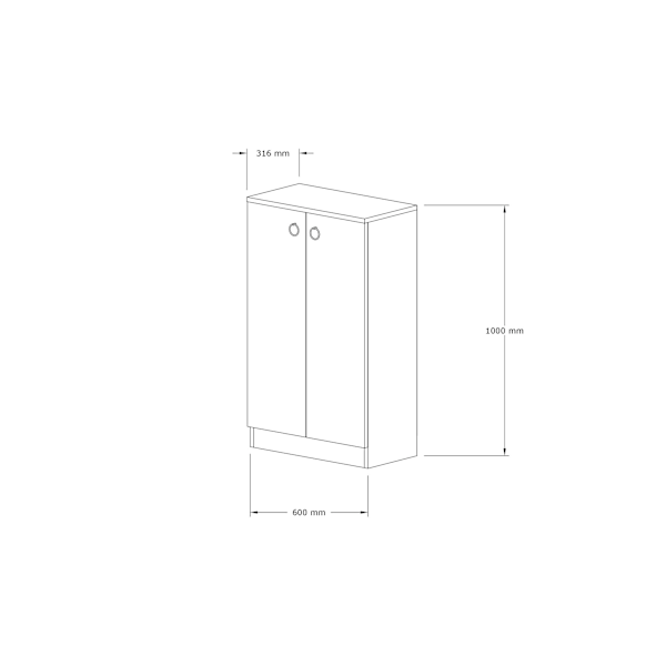 Multi Purpose Cabinet Defne - Valnød