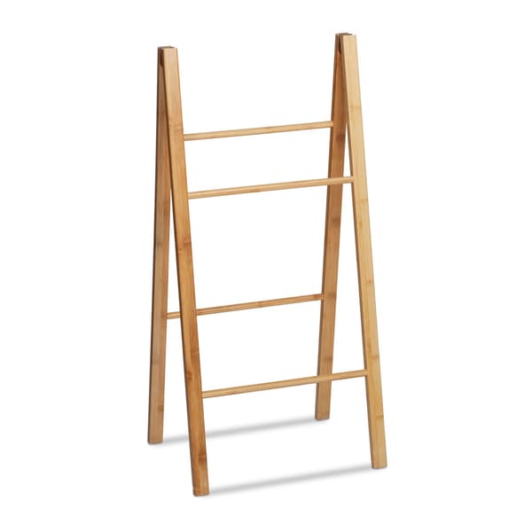 Håndklædestige bambus foldbar