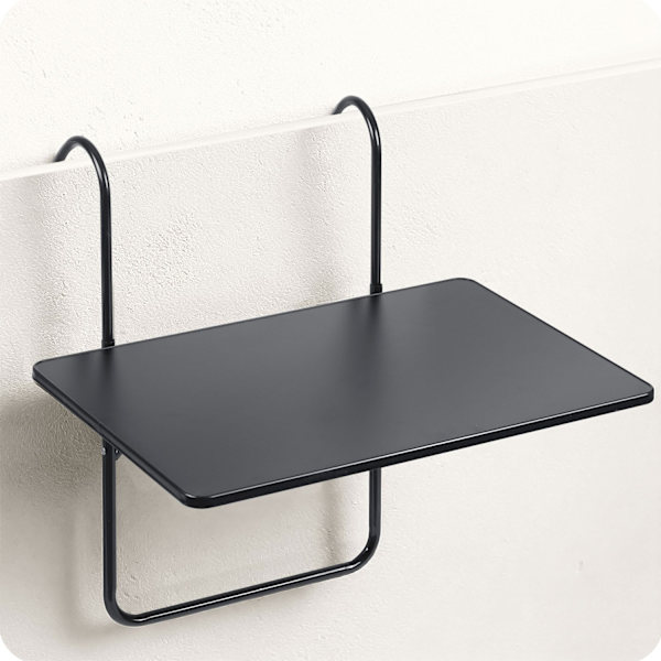 Slidstærkt altanbord 60x43cm foldbart Sofotel SO-982 sort