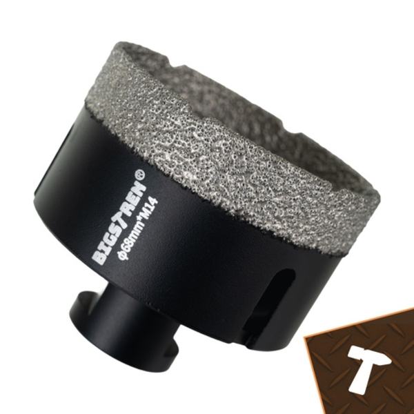 Diamanthulsavsæt, 6 dele, 6–68 mm, M14-adapter