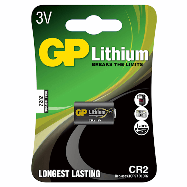 GP Lithium Pro Battery CR2 1 kpl