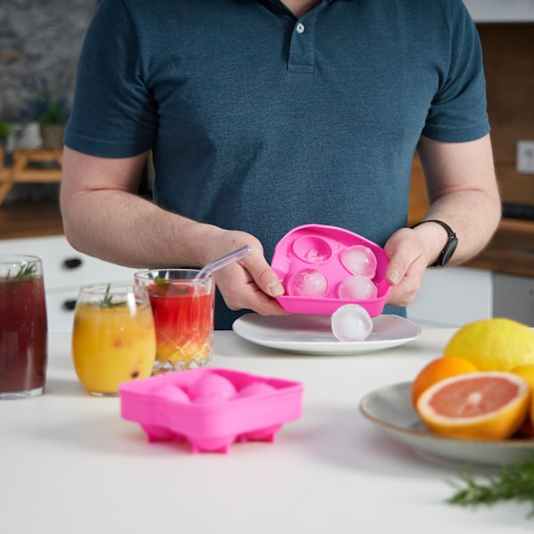 Silikoninen jääpalamuottisarja 2 kappaletta