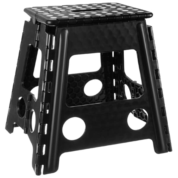 Foldetaburet sort og hvid 39cm