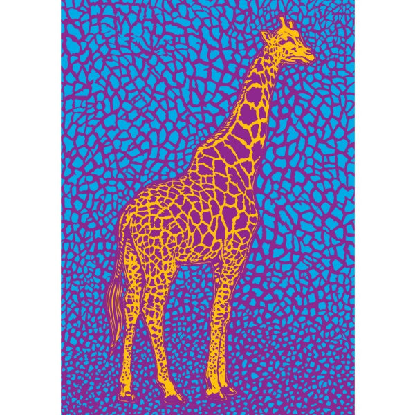 The Majestic Giraffe - 70x100 cm