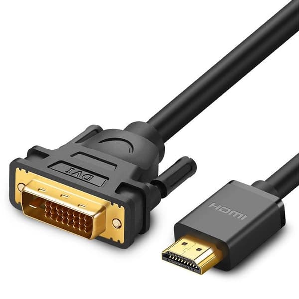 Ugreen HDMI til DVI-kabel 4K 60Hz 30AWG, 1m - Sort