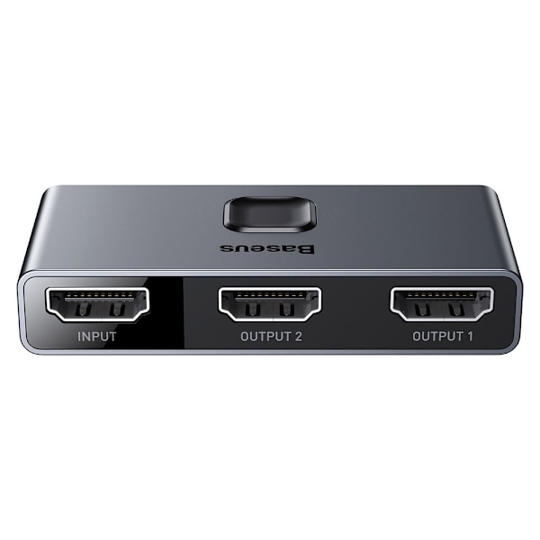 Switch splitter switch HDMI 2x HDMI 4K 30 Hz dubbelriktad grå