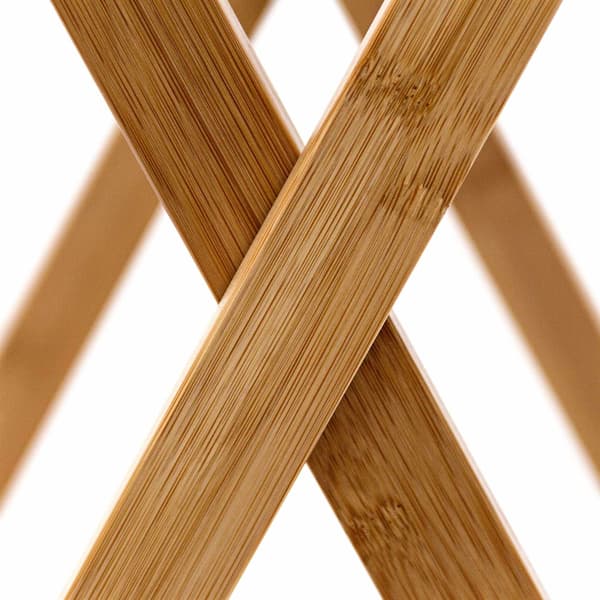 Tarjotinpöytä bambu 63,5 cm luonnollinen