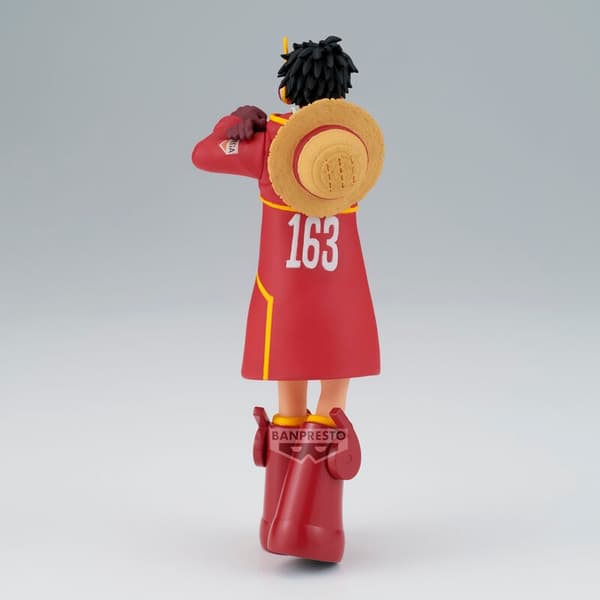 One Piece Monkey D. Luffy Egghead figur, 14 cm samleobjekt