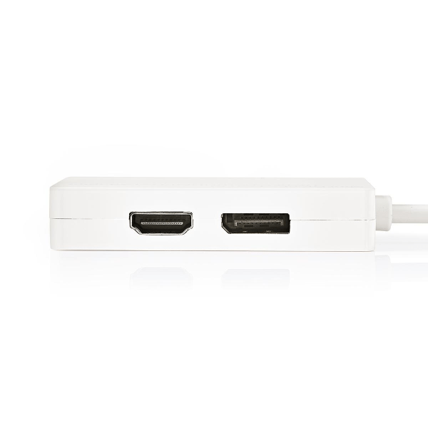 Mini DisplayPort kaapeli | DisplayPort 1.2 | Mini DisplayPort Uros | DisplayPort Naaras / DVI-D 24+1-Pin Naaras / HDMI™ tulo | 21.6 Gbps | Niklattu |