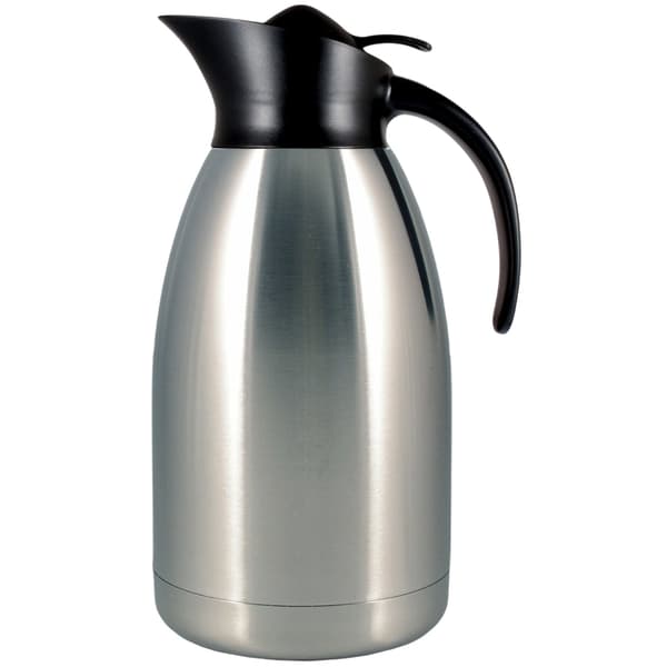 Terästermoskannu 2,0l Borstad