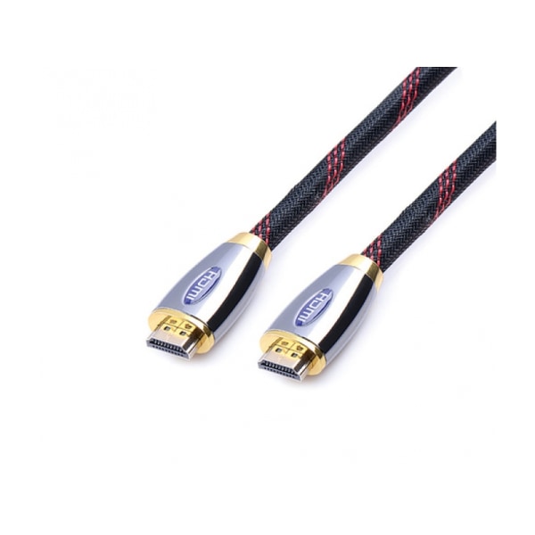 Reekin HDMI-kabel - 2,0 meter - FULL HD Metal Grey/Gold (Hi-Spee