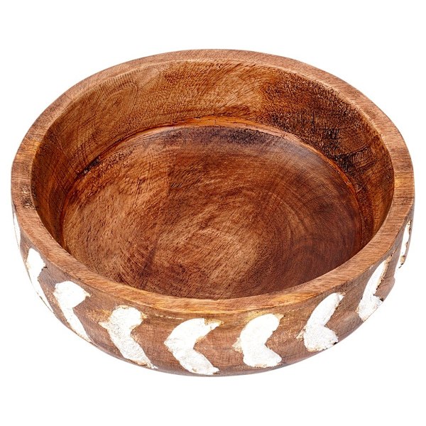 Træskål 20 cm, 850 ml