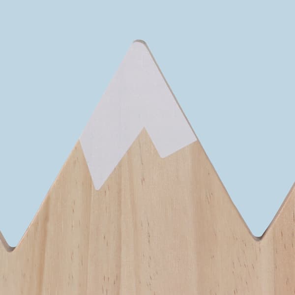 Väggklädhängare för barn, 4 krokar – Mountain Design