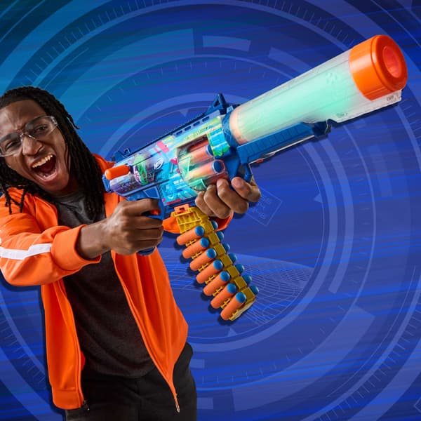 Nerf Loadout Cyberlight Ghost Blaster med LED-lys